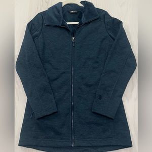 Womens The North Face Green Medium Length Faux Fur Lined
Jacket sz Medium